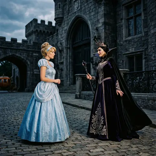 Cinderella vs Evil Queen: Epic Showdown