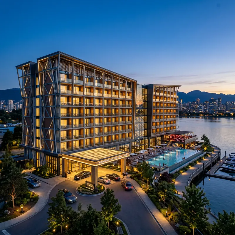 Luxury 5-Star Light Steel Frame Hotel with 120 Rooms