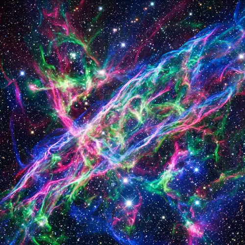 Surrealistic Nebula Artwork | Cosmic Colors & Gases