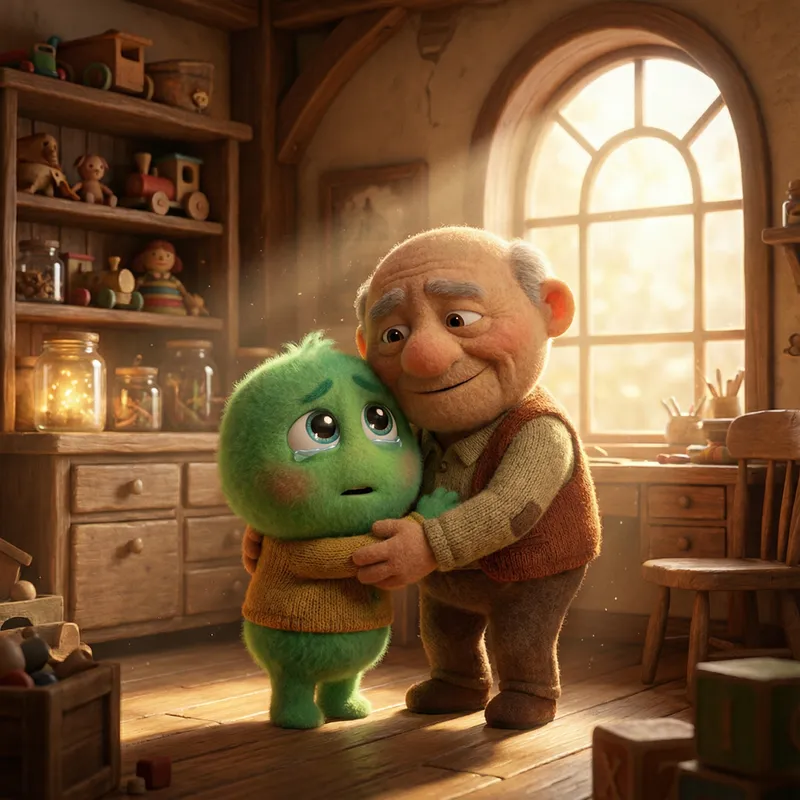Charming Pixar-Style 3D Animation with Realistic Lighting