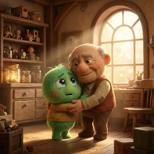 Charming Pixar-Style 3D Animation with Realistic Lighting