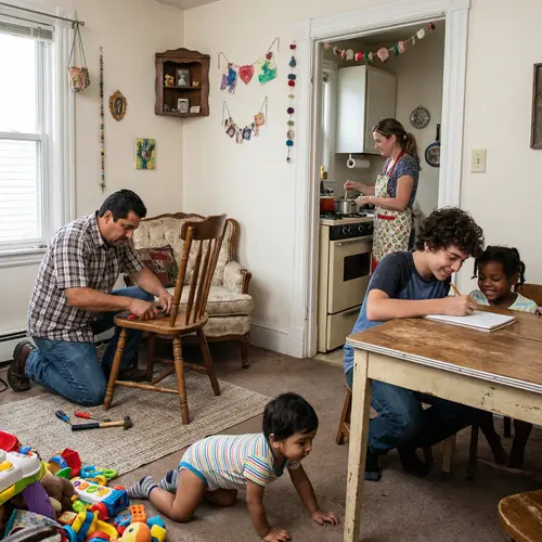 Heartwarming Portrait of a Diverse, Loving Family