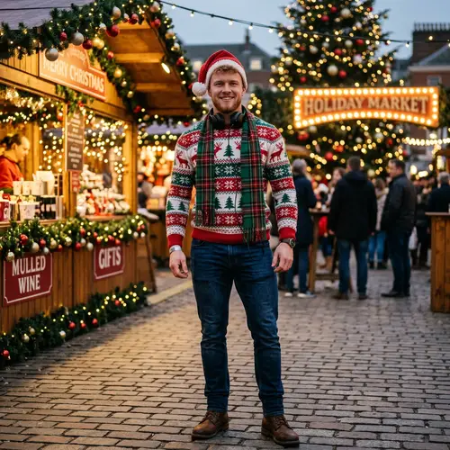 Stylish Christmas Outfit for the Modern Guy