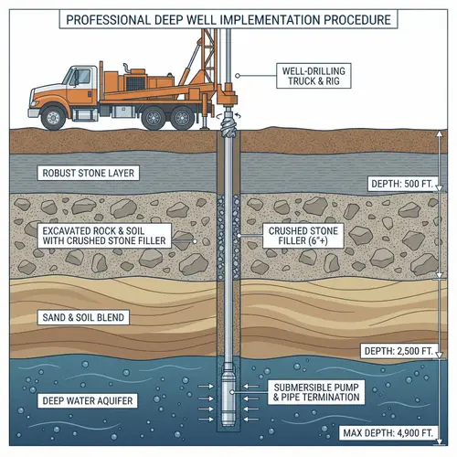 Professional Deep Well Installation Process: Illustrated Guide