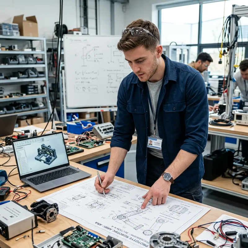 Young White Engineer: Innovating the Future