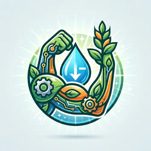 Powerful Water Usage Reduction System in Agriculture Icon