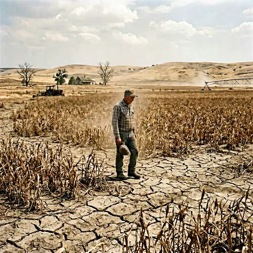 Severe Drought Effects on Farmland | Desolate Scene of Doom