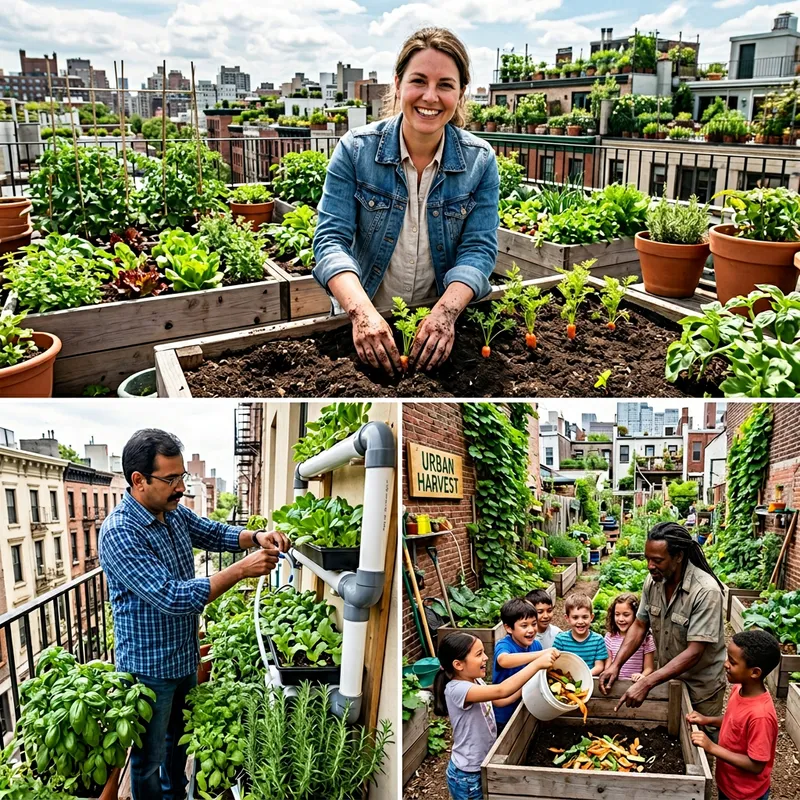Urban Gardening: Installing City Gardens with Diverse Group