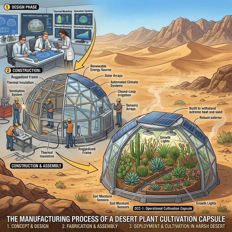 Desert Plant Cultivation Capsule Manufacturing for Desert Flora Desert Plant Cultivation Capsule Manufacturing for Desert Flora