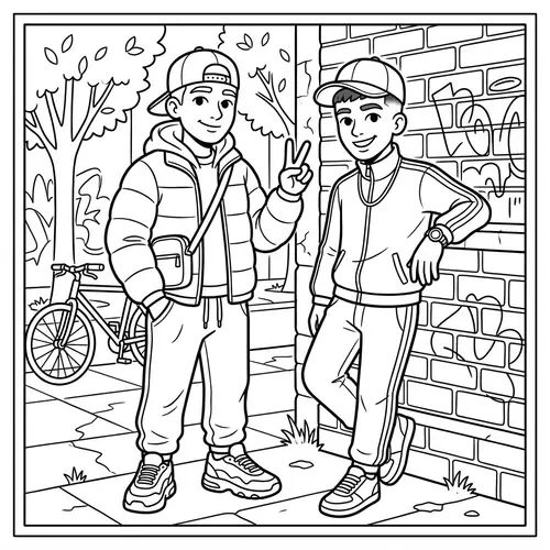 Talahons Coloring Page Art for Kids