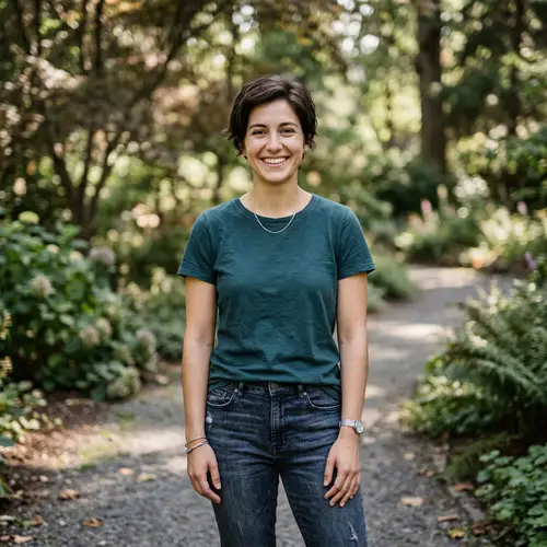 Misha Loh: Engaging Smile in Casual Attire