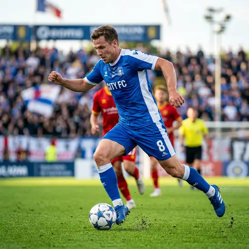 Dynamic Soccer Action Shot | Martin Dahl | Skarpnäck AIK