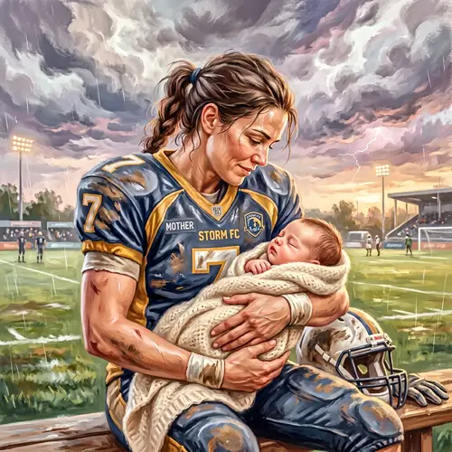 Emma Lundh: Heartwarming Football Player with Newborn Baby