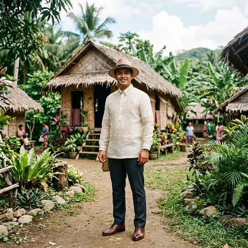Traditional Filipino Outfit | Local Culture Portrait