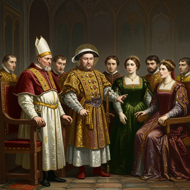Pope vs. King Henry VIII: A Renaissance Confrontation
