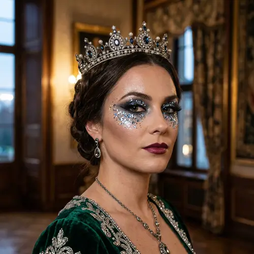 Queen Glitter Eyes: Stunning Makeup Inspiration