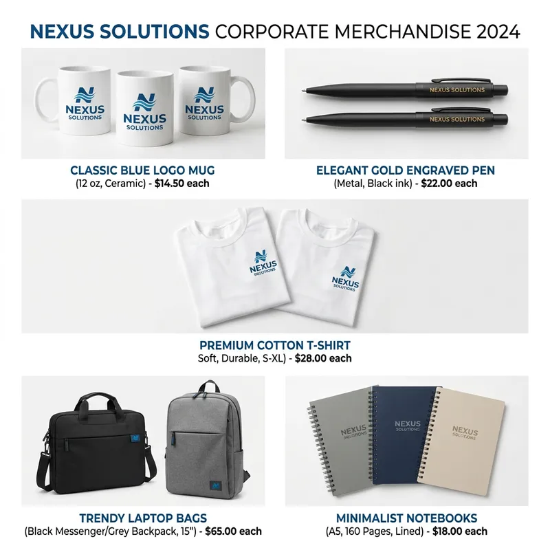 Corporate Merchandise Catalog for Businesses | Premium Items