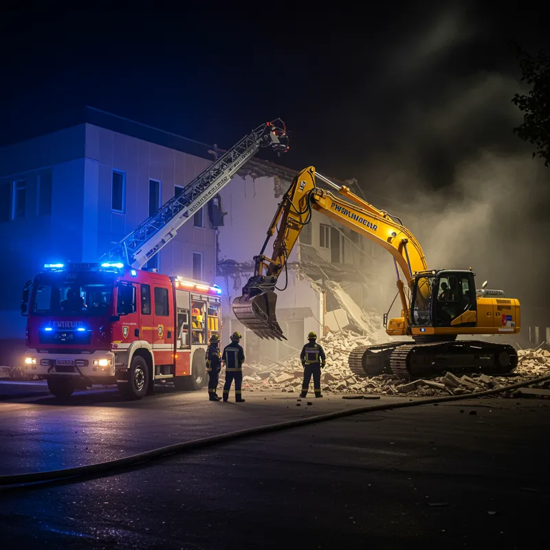 Firefighting with Excavator: Efficient Solutions