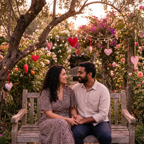 Stunning Love Images in a Romantic Garden