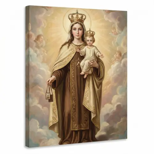 Serene Virgin Mary (Our Lady of Carmen) Artwork