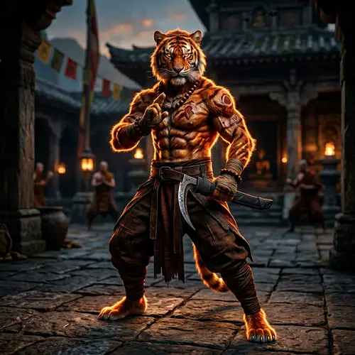 Khajiit Monk | Martial Arts Expert with Unique Warrior Discipline