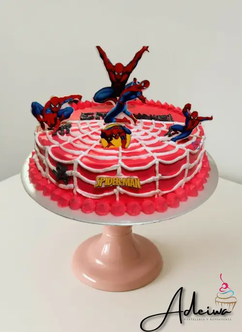 Professional Spider-Man Cake Presentation