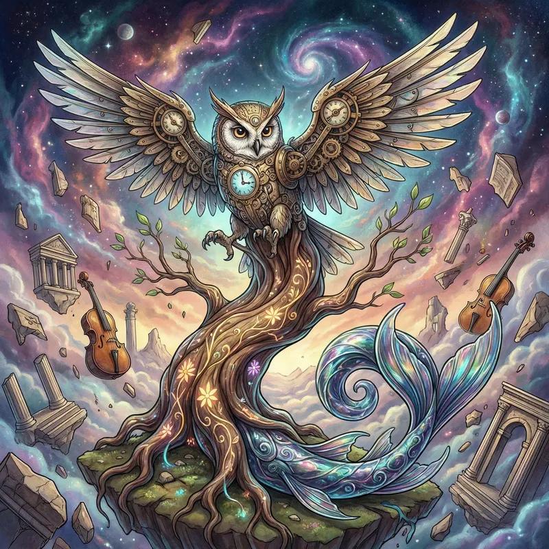 Imaginative Fusion Artwork: Unique Hybrid Designs Imaginative Fusion Artwork: Unique Hybrid Designs