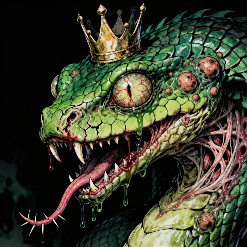 Basilisk Redefined: Junji Ito Inspired Horror