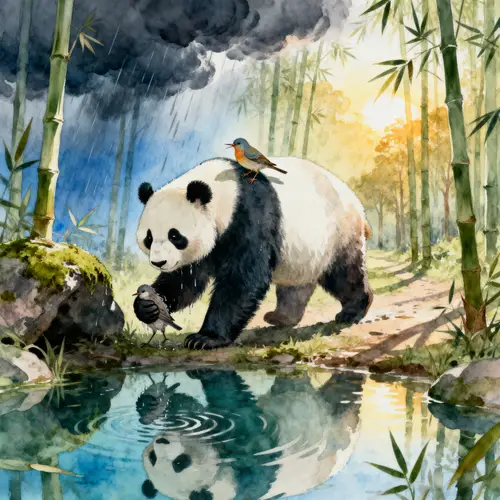 The Lonely Panda's Unlikely Friendship