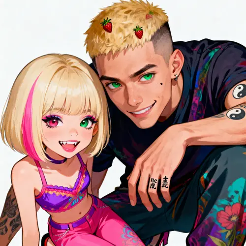 Unique Fictional Characters: A Colorful Duo