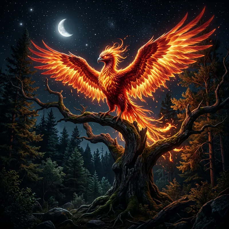 Magical Phoenix: A Symbol of Renewal
