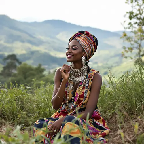 Ethiopian Celebrities Enjoying Music in Nature