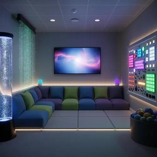 Create a Relaxing Sensory Room with TV and Seating