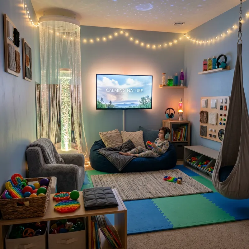 Create a Relaxing Sensory Room with TV and Seating Create a Relaxing Sensory Room with TV and Seating