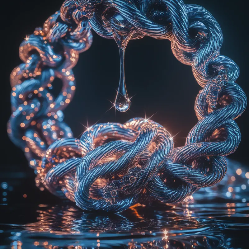 Stunning Necklace in Hyper-Realistic Detail Stunning Necklace in Hyper-Realistic Detail