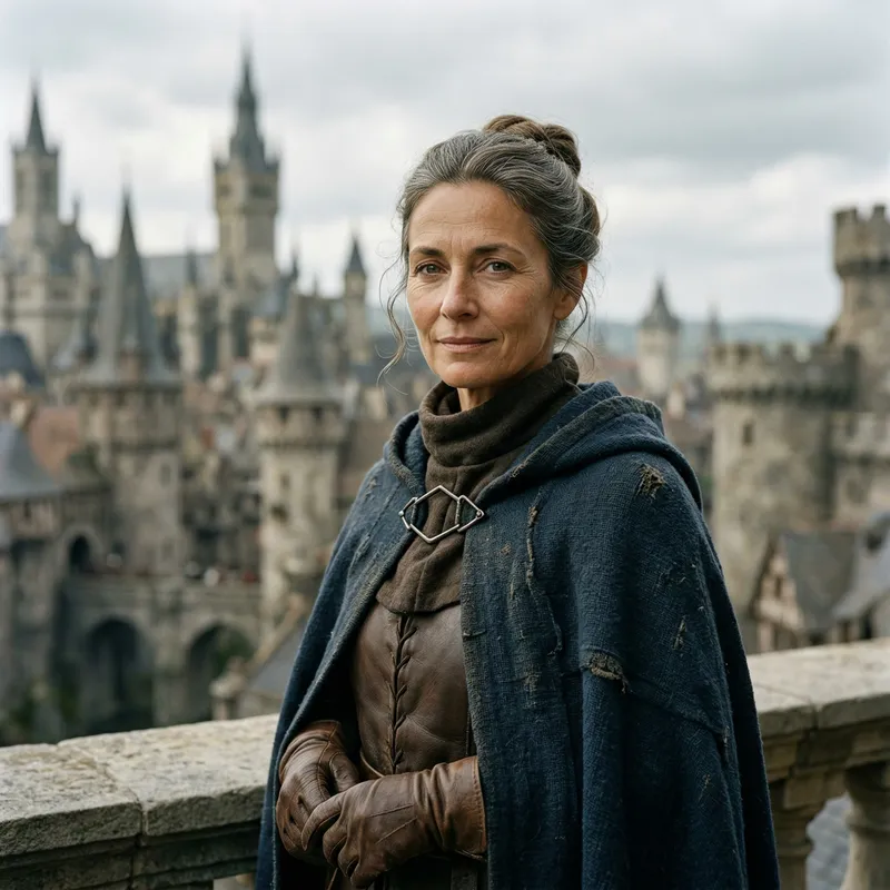 Realistic Fantasy Portrait of a Strong Woman