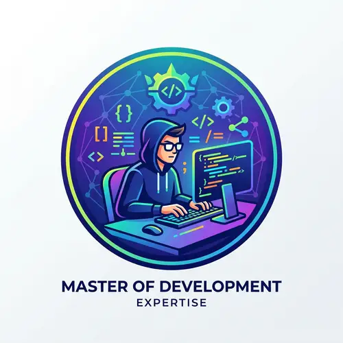 Master of Development Icon: Coding Expertise Visualized