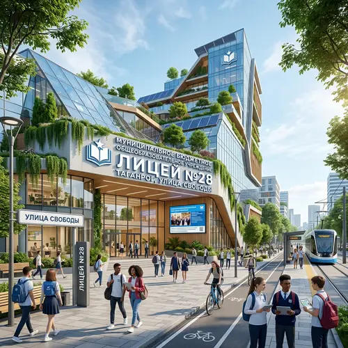 Taganrog Future: Lyceum 28, Freedom Street View