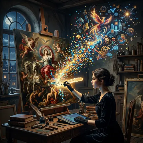 Mastering Photoshop: Traditional Art & Digital Fusion