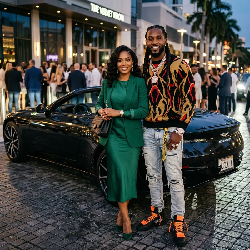 Modern Hip Hop Elegance: Power Couple in Style