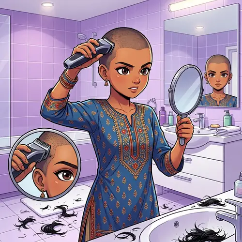 Transformative Hair Shaving: Embrace Change Boldly