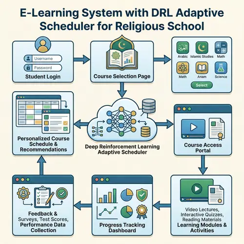 E-Learning System Implementation with Deep Reinforcement Learning Algorithm