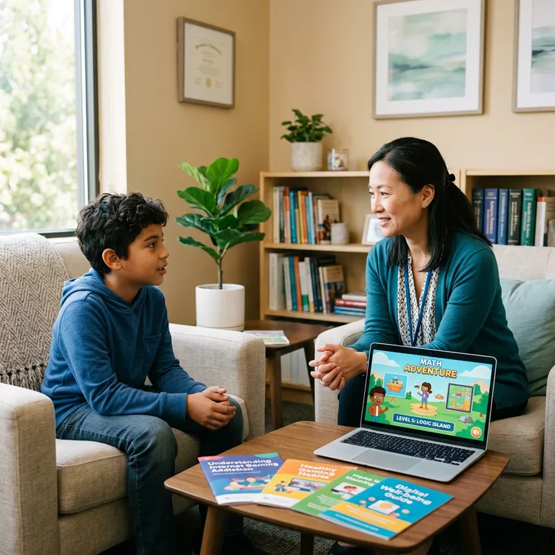 Professional Online Counseling for Children Addicted to Online Games