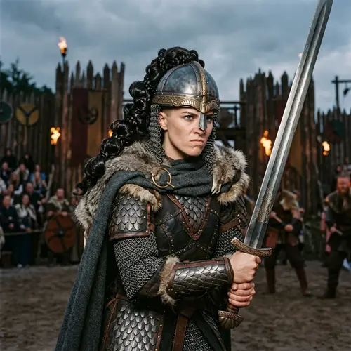 Michael Jackson Viking: Epic Viking Transformation with Massive Sword