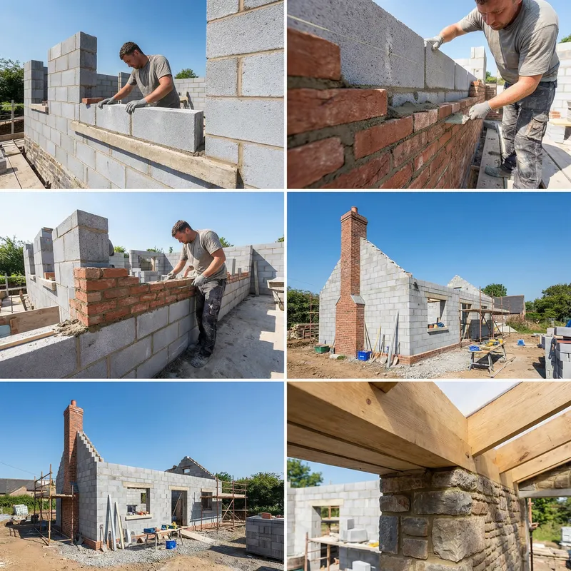 Durable Craftsmanship: Aerated Concrete & Brick House Construction Durable Craftsmanship: Aerated Concrete & Brick House Construction