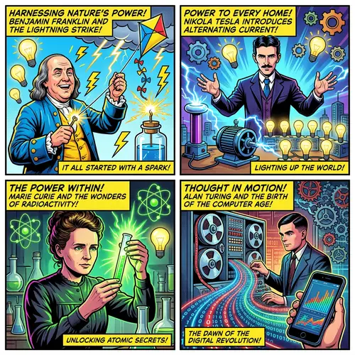 The Evolution of Technology: A Comic Strip Journey