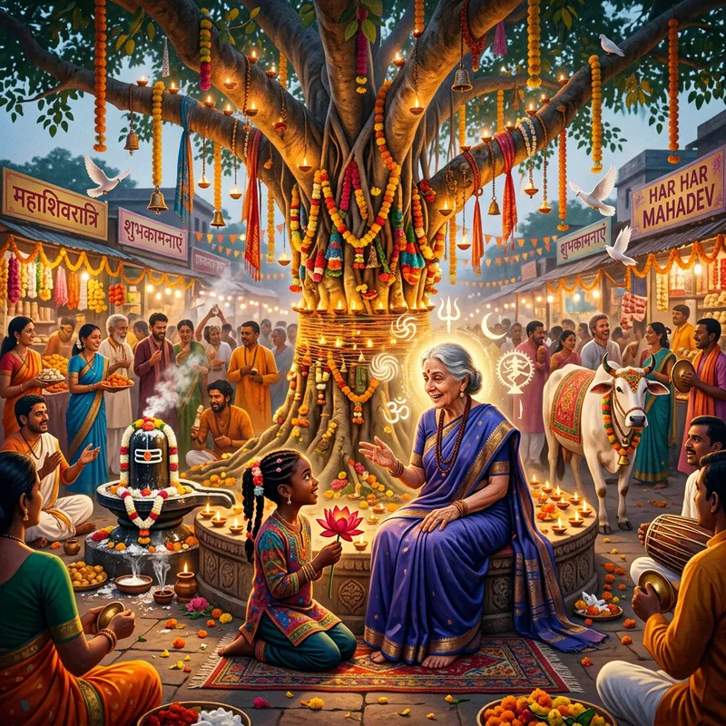 Maha Shivaratri Marketplace: Vibrant Celebration and Sacred Union