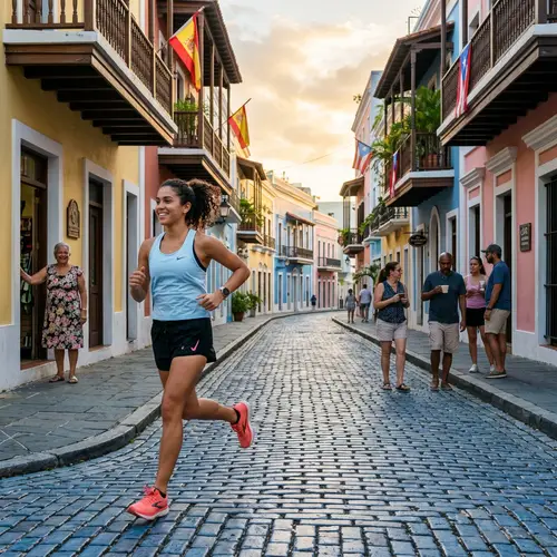 Morning Run in San Juan, Puerto Rico
