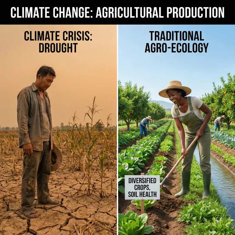 Climate Change Impact on Agriculture: A Visual Comparison