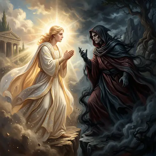 Radiant Light vs Sinister Shadows: Symbolism in the Ideological Confrontation